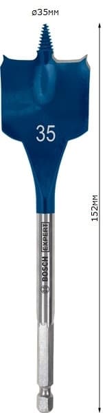 Плоско фрезово свредло за дърво Bosch Expert Self Cut Speed ø35х152мм