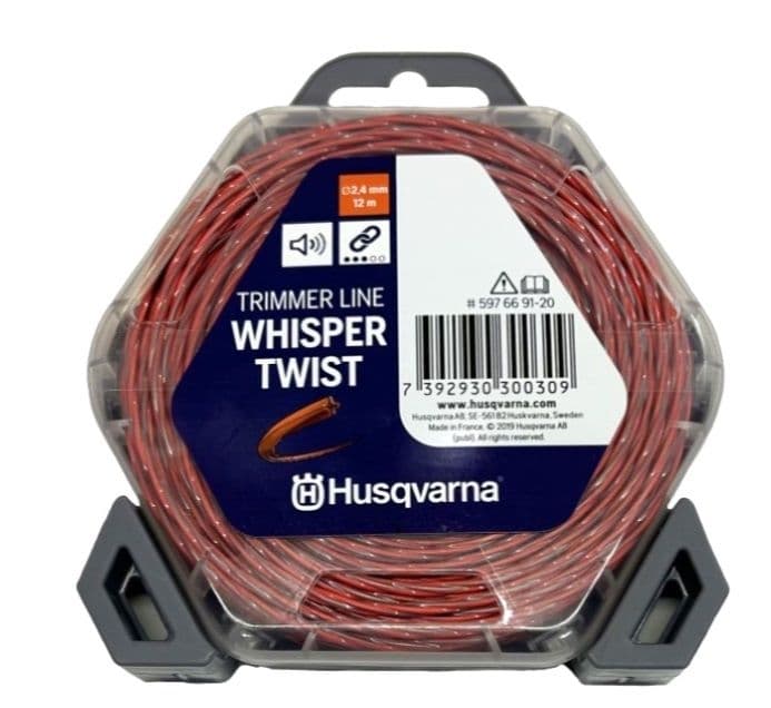 Тримерна корда Husqvarna Whisper Twist 2,4мм х 12м