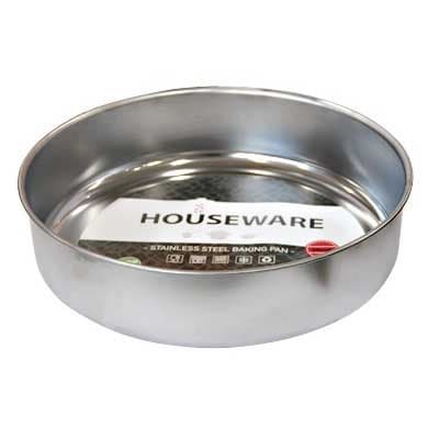 Дълбока кръгла тава Mira-N Houseware ø30xh7,5см хром