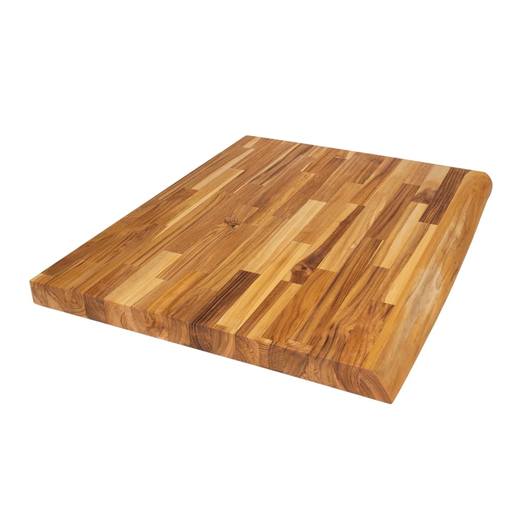 Дървен плот за баня с естествени форми Cascada Тик 80x60x5.1см