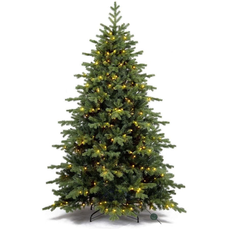 Изкуствена светеща коледна елха Spitsbergen Premium smart 300 LED / 180см