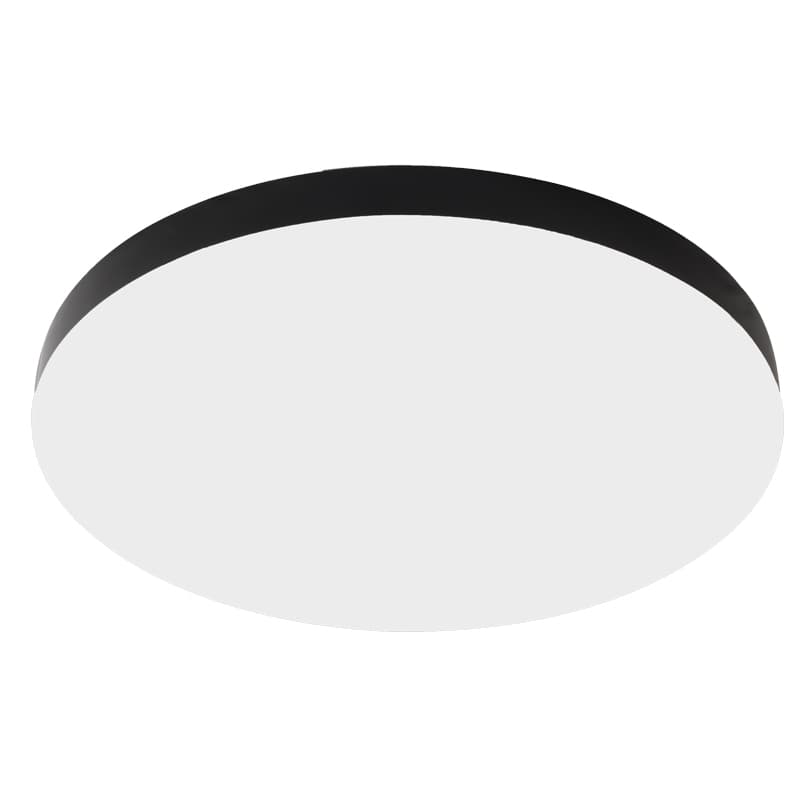 LED плафониера Ziel Lighting Makaron black 50W / 3000K-4000K-6400K / IP44