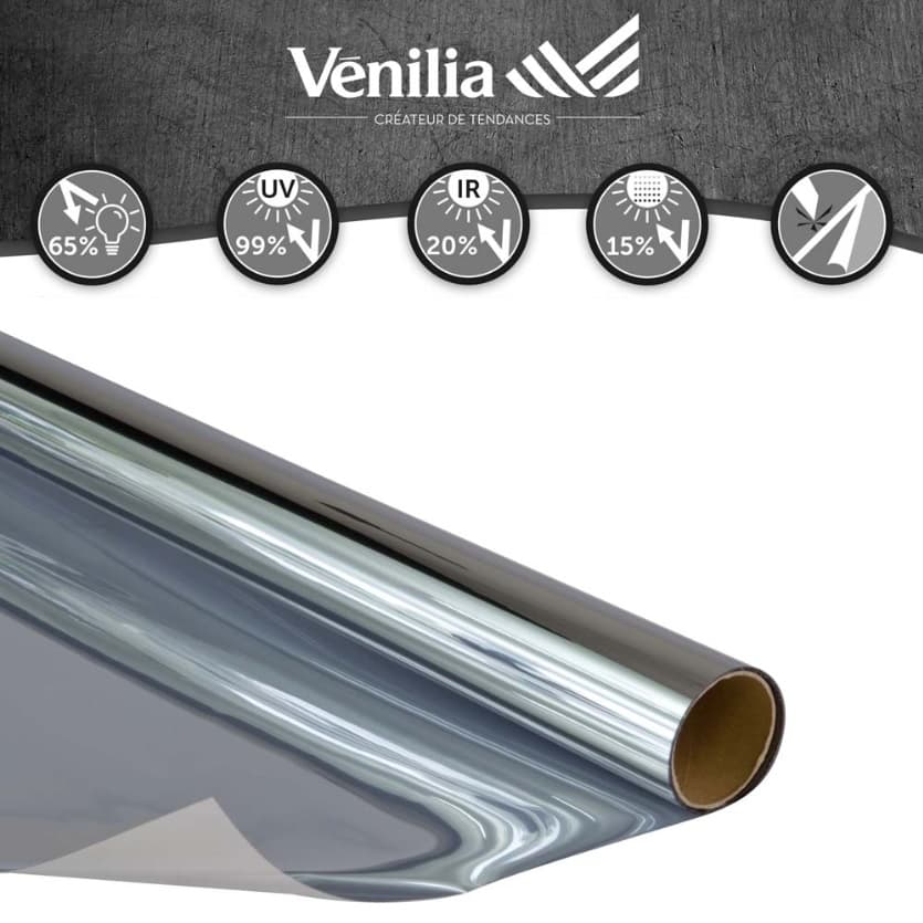 Самозалепващо фолио Venilia Black 75см