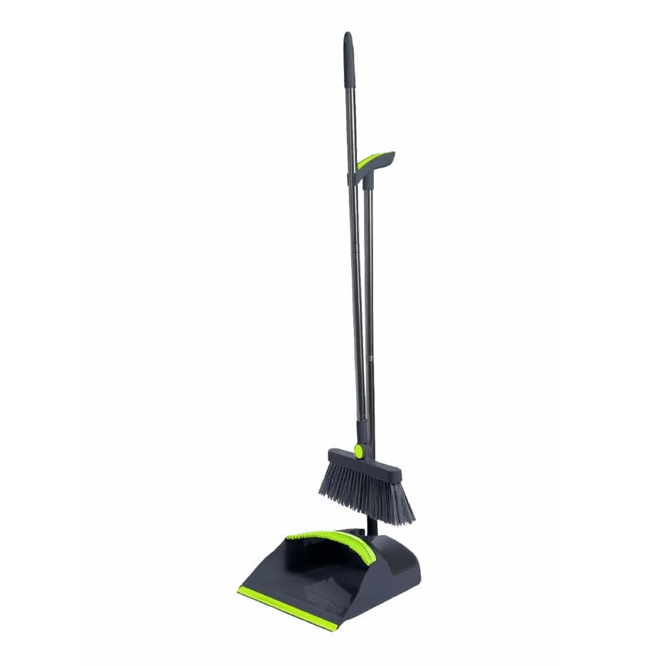 Четка + лопатка с контейнер Ziel Home Living сиви 23x2x93см