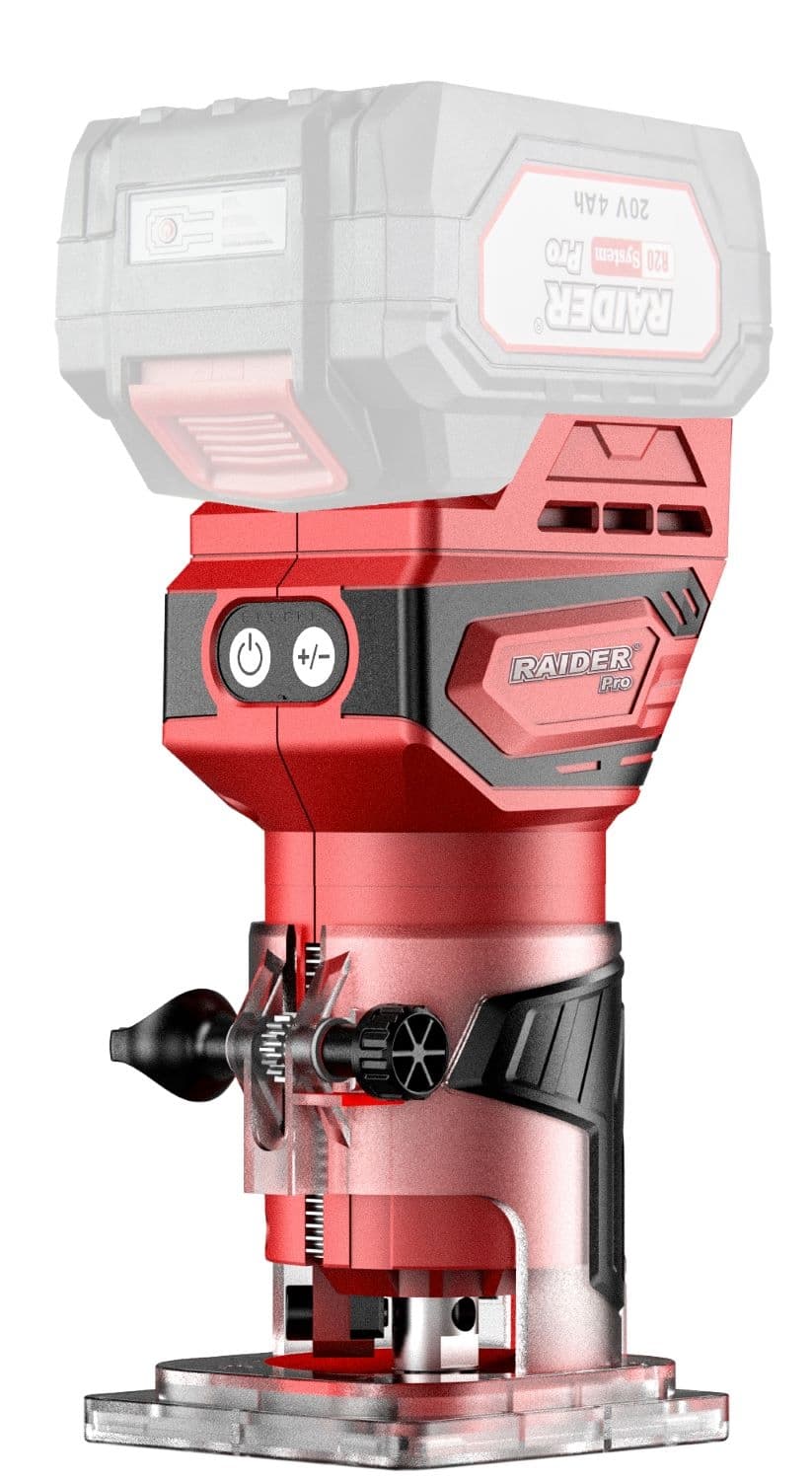 Акумулаторна оберфреза Raider RDP-CER20 R20 без батерия и зарядно