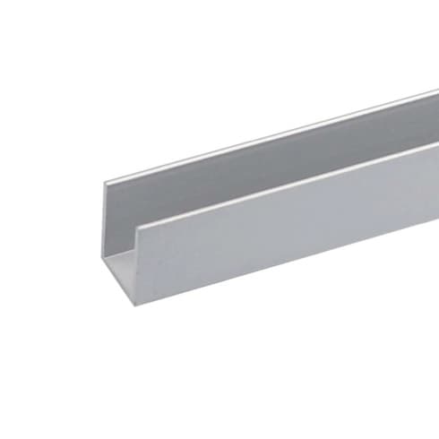 Алуминиев U-профил 100x2,3x2,2 см сребро