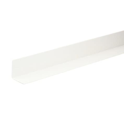 PVC ъглов профил 200x1,5x1,5 см бял