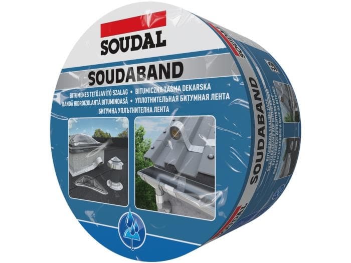 Битумна уплътнителна лента Soudaband графит 15см х 10м