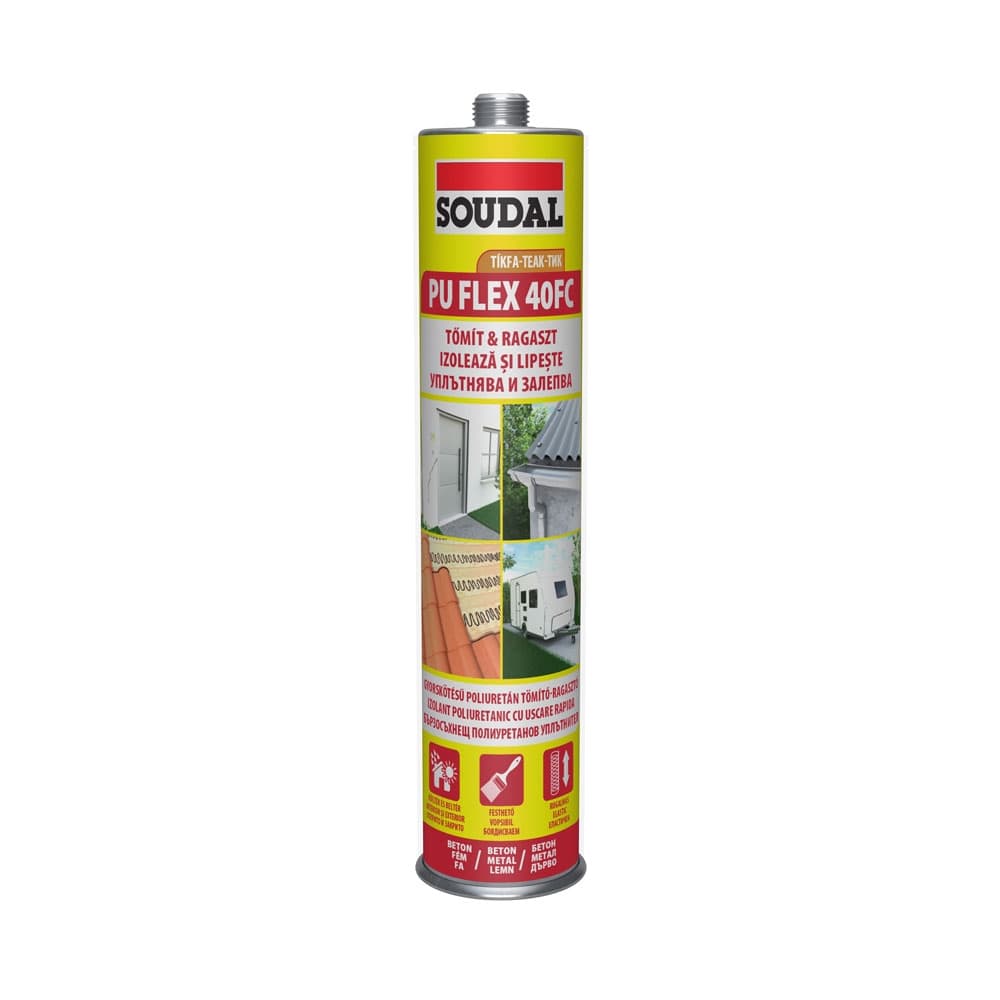 Полиуретанов уплътнител Soudal Flex 40FC тик 300мл