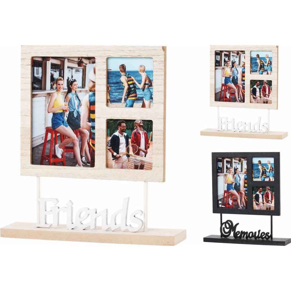 Рамка за 3 снимки Friends & Memories 24x5x24,5см