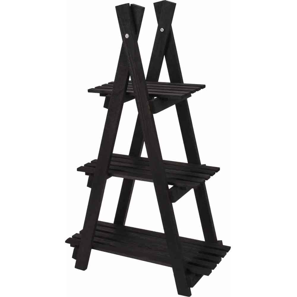 Цветарник на 3 нива Wood 28x50x84см