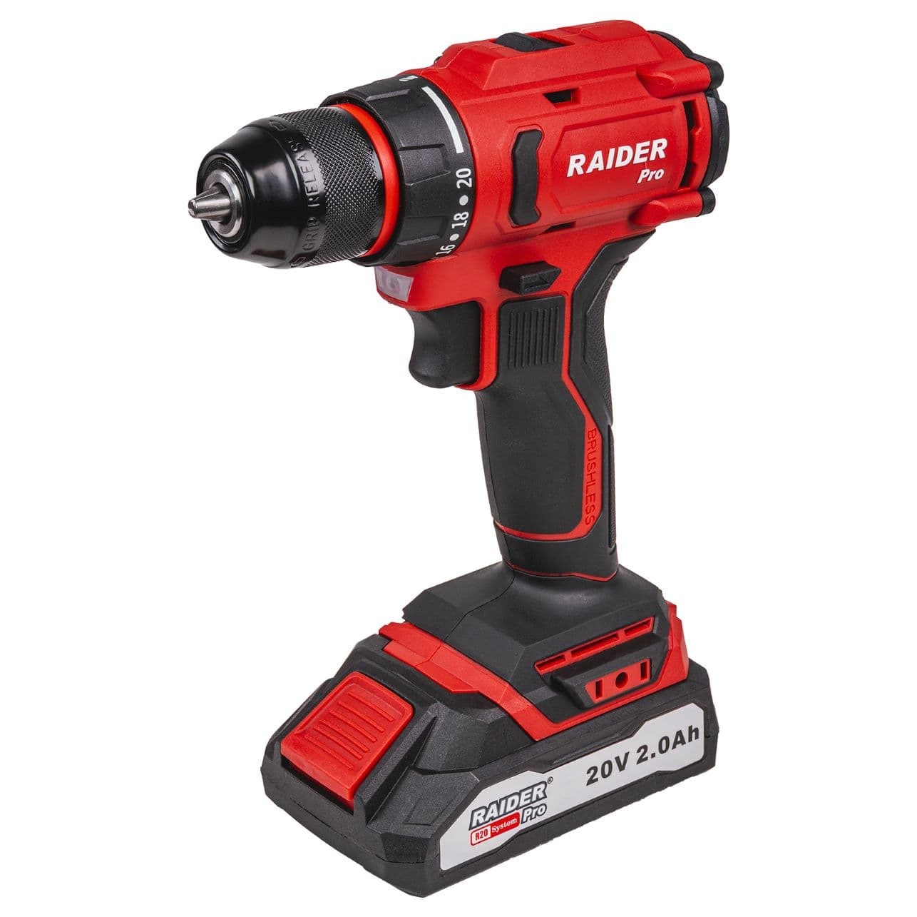 Aкумулаторна бормашина Raider R20 RDP-PBCD20 Set 20V 2 Ah + батерия и зарядно
