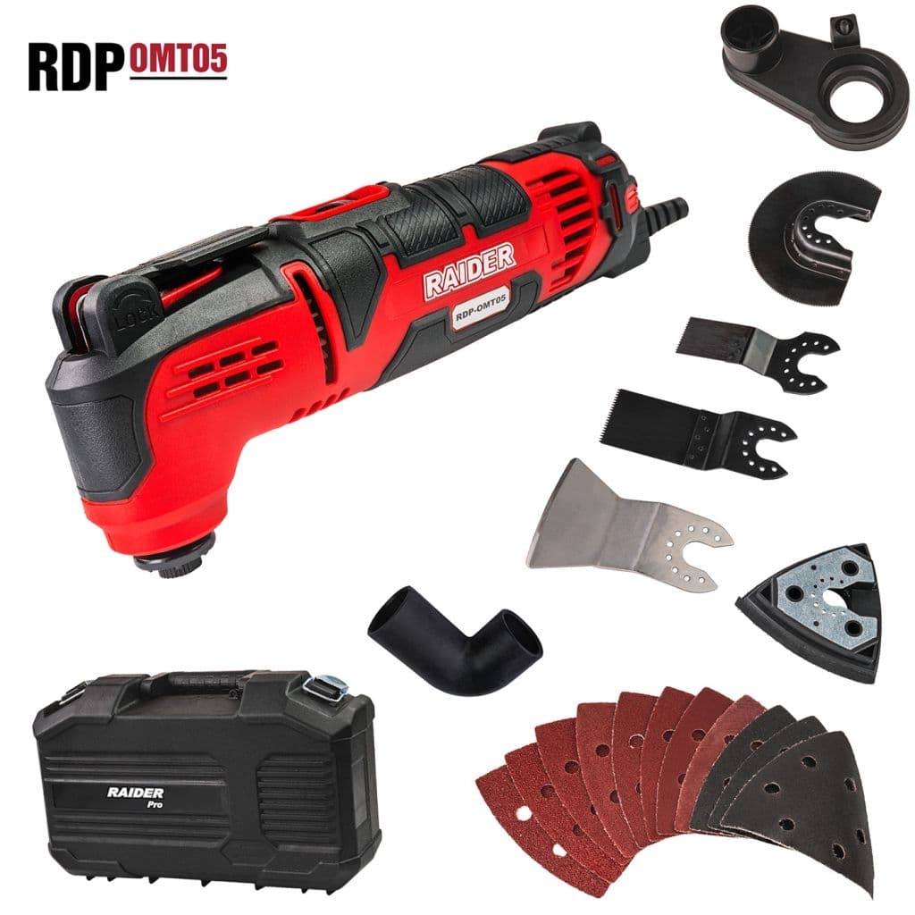 Мултифункционален инструмент Raider RDP-OMT05 Quick 310W с куфар