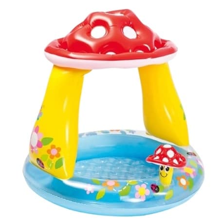 Детски басейн със сенник Intex 57114NP Гъбка ø102х89 см