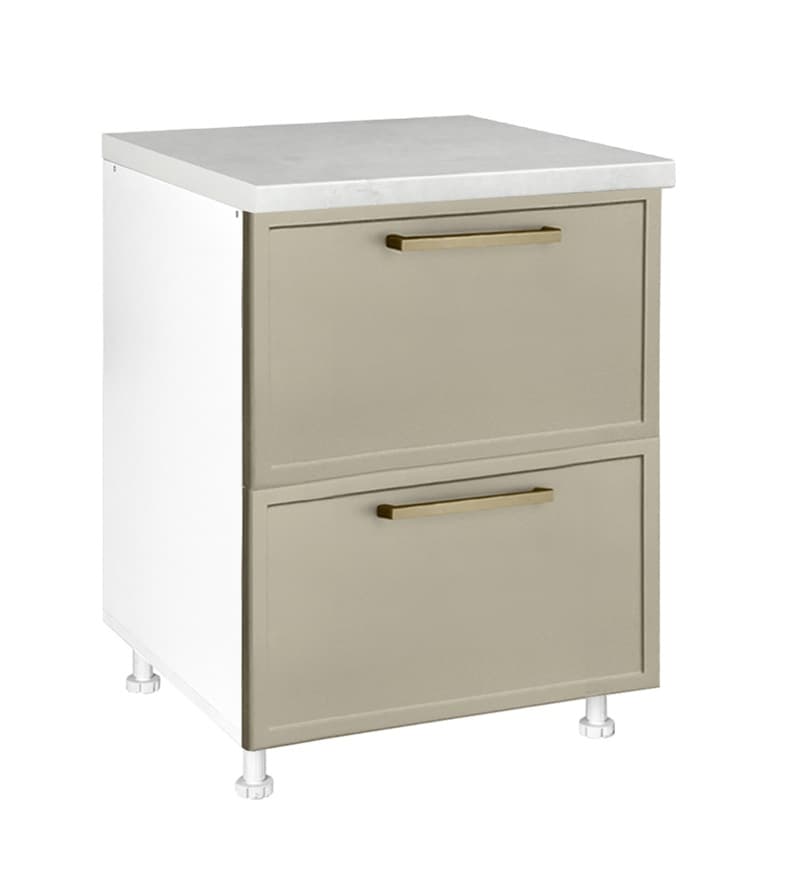 Долен шкаф с 2 чекмеджета Matis D 60 2F PL-BOX Alba маслина