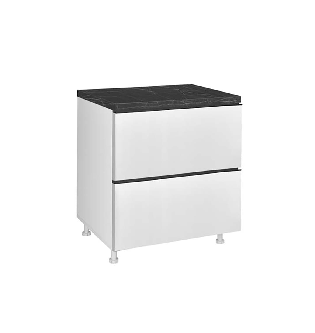 Долен шкаф с 2 чекмеджета Matis D 60 2F PL-BOX Lina бял