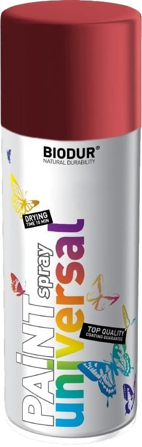 Цветен спрей Helios Biodur Universal RAL 3011 кафяво-червен 400мл