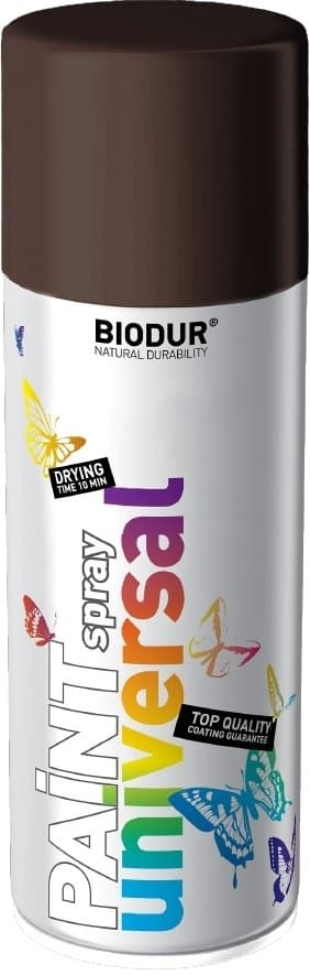 Цветен спрей Helios Biodur Universal RAL 8017 кафяв шоколад 400мл