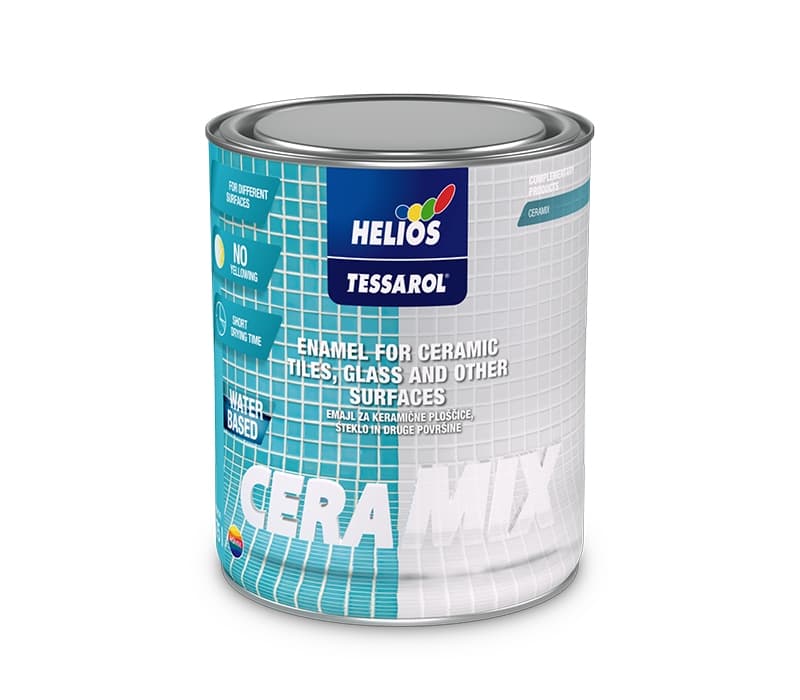 Боя за плочки Helios Tessarol Ceramix White 750мл