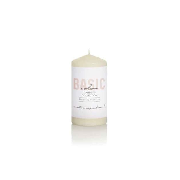 Свещ Bartek Candles Pillar 5x10см екрю