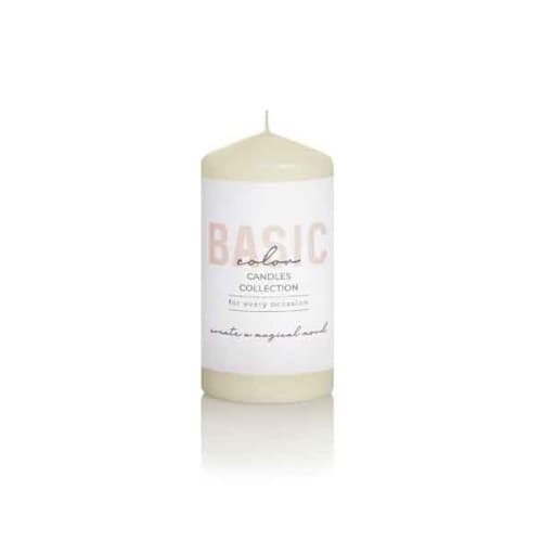 Свещ Bartek Candles Pillar 7x15см екрю