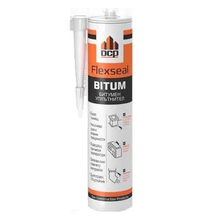 Битумен уплътнител DCP Flexseal Bitum 300мл черен