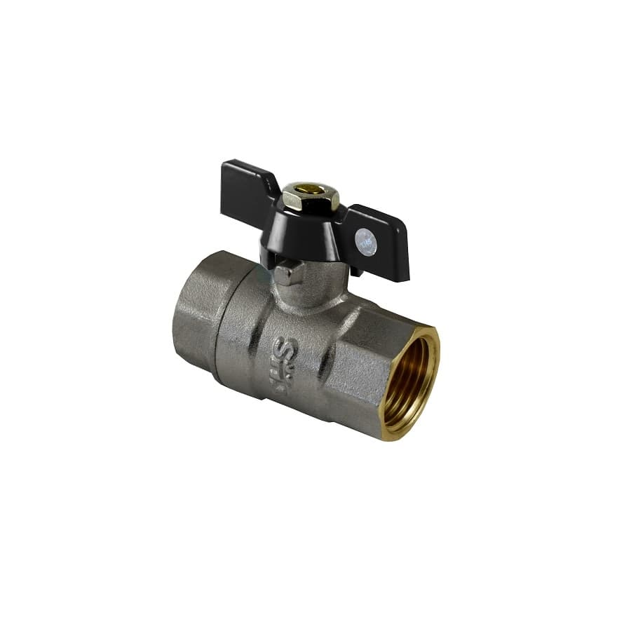 Сферичен кран Т-ръкохватка THS Thermostyle PN40 пълен отвор 3/4'' ЖЖ
