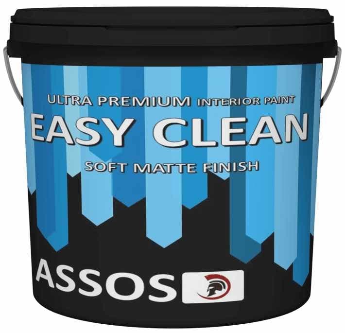 Ултра миеща се интериорна боя Assos Easy Clean 10л бяла