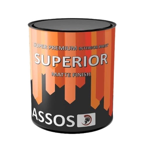 Супер миеща се интериорна боя Assos Superior 1л бяла