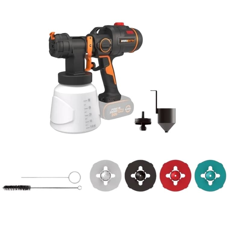 Акумулаторен пистолет за боя Worx WX020.9 / 20V