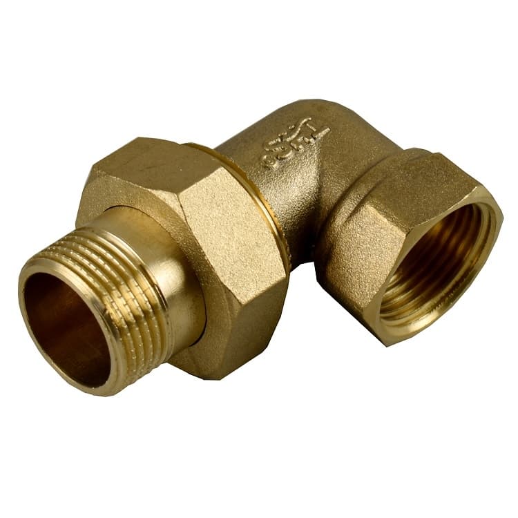 Месингов ъглов радиаторен холендър THS Thermostyle 3/4''