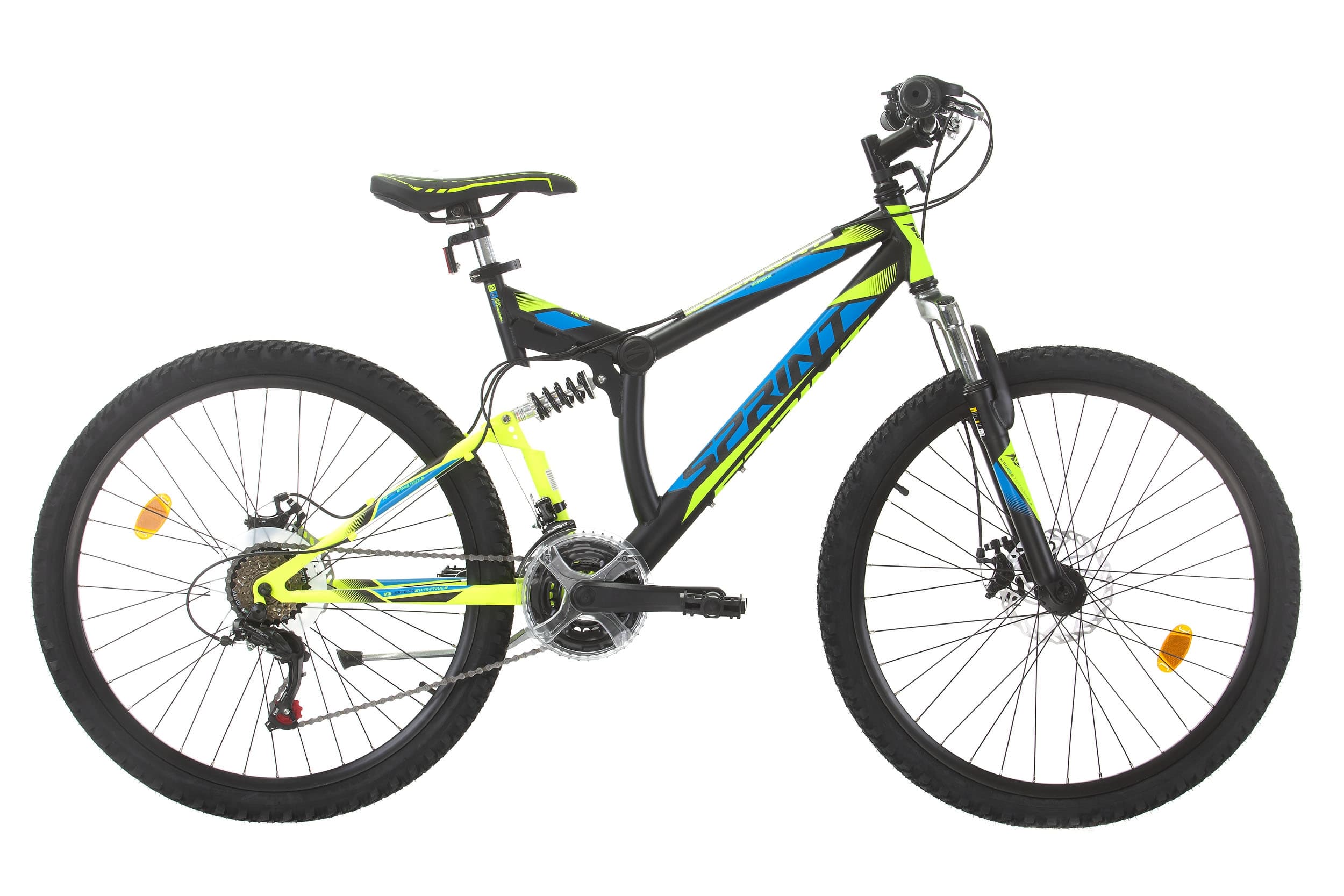 Велосипед Sprint Element DB 26 / 26"x46 черен със зелено