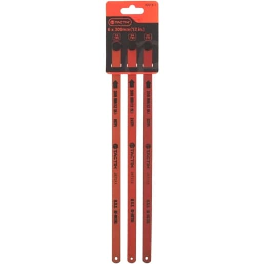Комплект листове за ножовка Tactix Bi-Metal 18Т / 24T / 32Т 300мм 6 броя