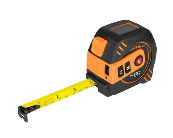 Лазерен далекомер с ролетка NEO Tools 5м / 40м