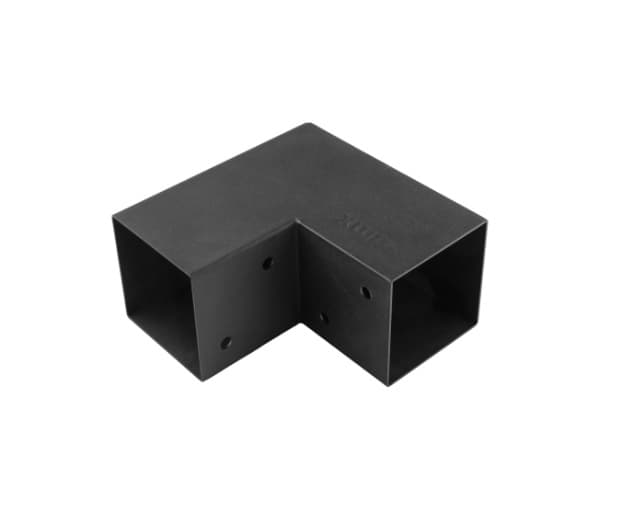 Конектор за пергола 120x120 L GPL 120 черен 122х226х224мм