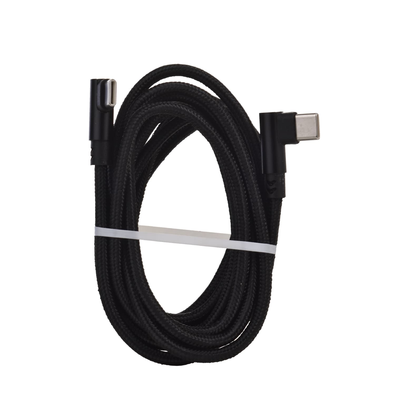 Кабел type-C/type-C 3A Tekmee с ъглов конектор 60W 2м