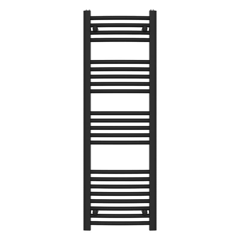 Стоманена лира за баня Cascada Oval 400/1200 мм черен мат