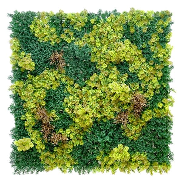 Пано изкуствена зелена декорация My Garden Moss CCGF051 / 100х100см