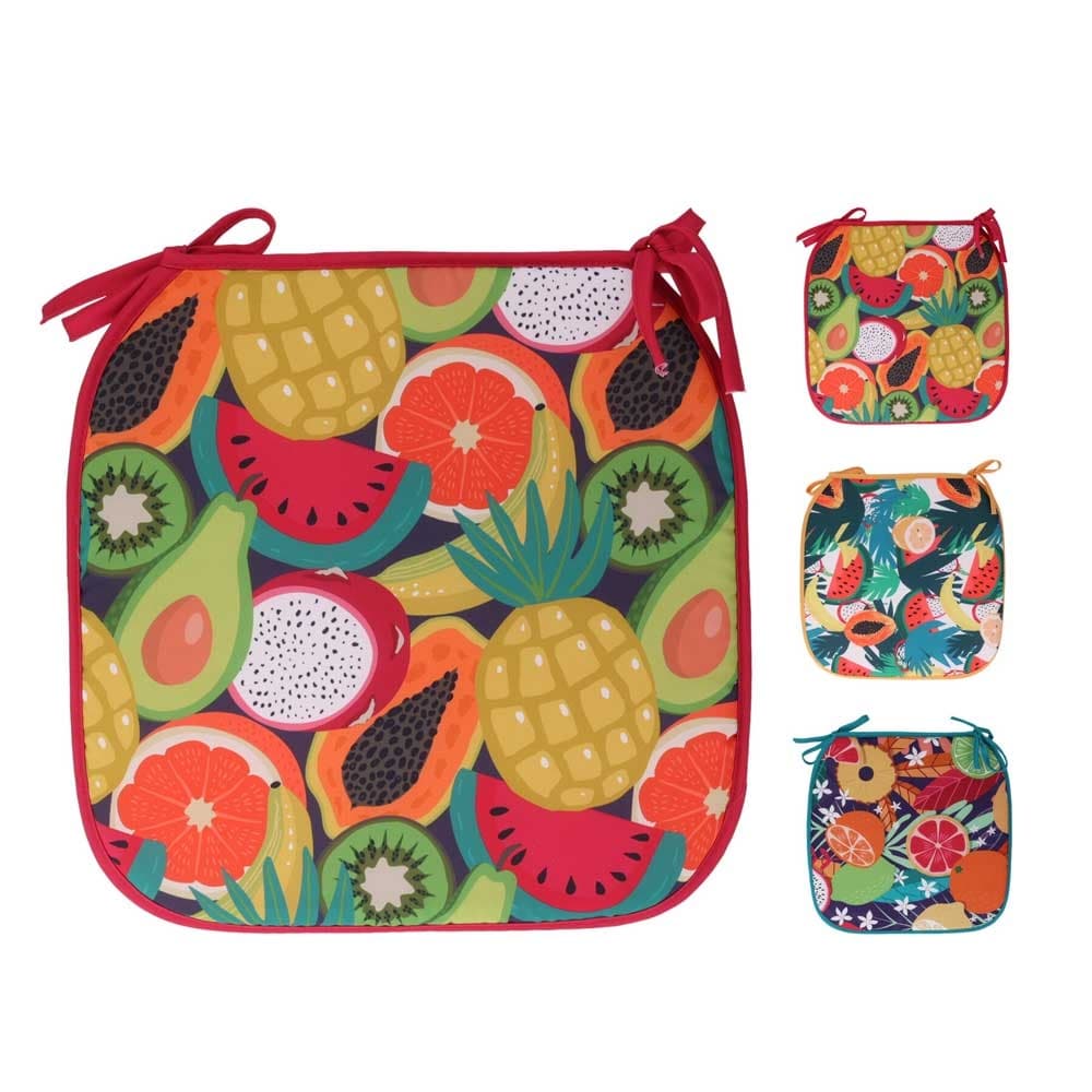 Водоустойчива възглавница за стол Fruit 38x38см 