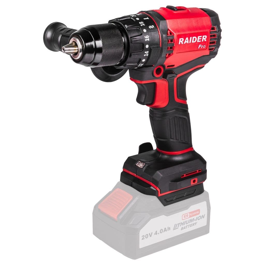 Акумулаторна ударна бормашина Raider R20 RDP-YBID20 Solo 20V без батерия и зарядно