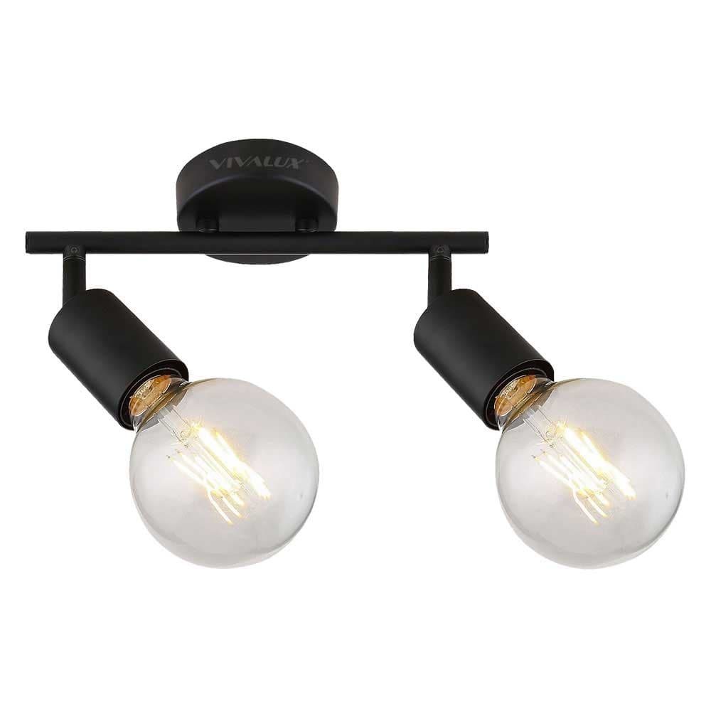 Линеен спот Vivalux Bergen SP770-2L 2xE27 черен