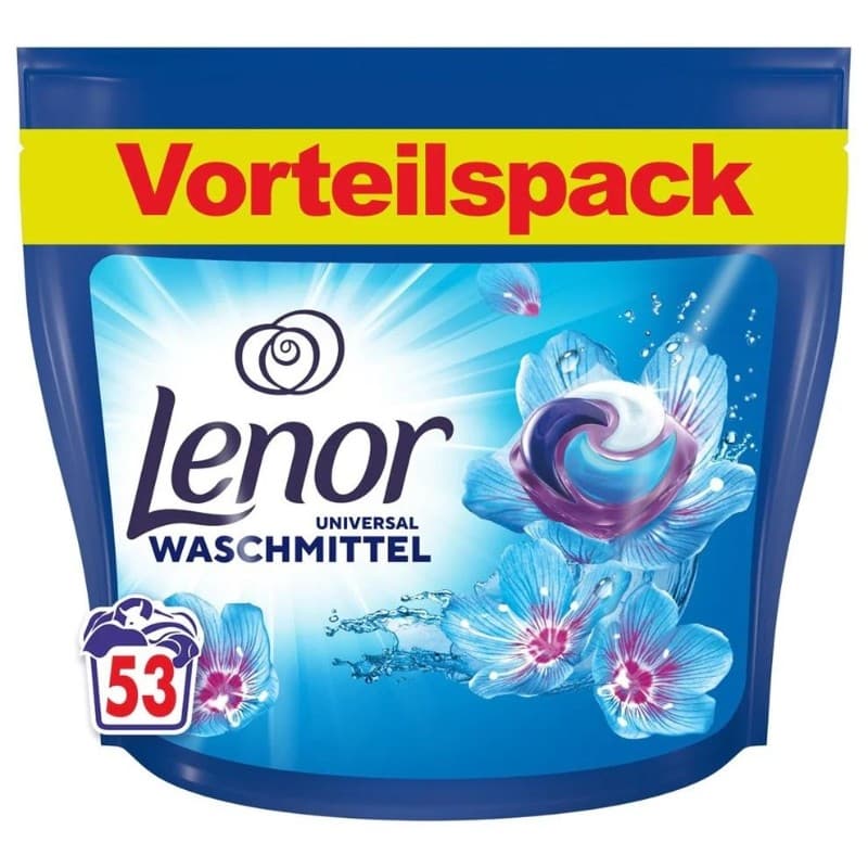 Капсули за бяло и цветно пране Lenor April Fresh 53 броя