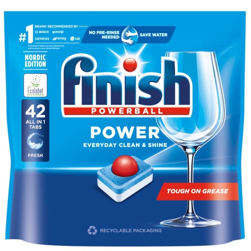 Таблетки за съдомиялна Finish All In One 42 броя