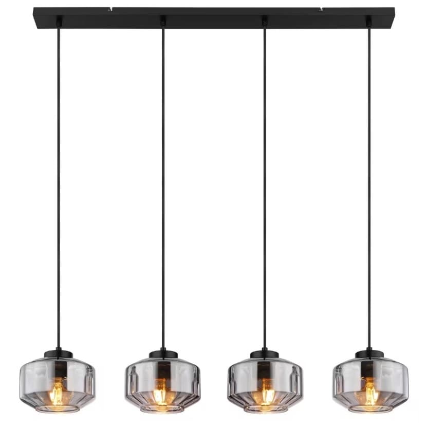 Осветително тяло Ziel Lighting SE-P3055/4 Е27 черно 4х60W