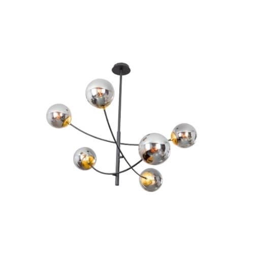 Осветително тяло Ziel Lighting SE-P3058/6 Е27 черно 6х60W