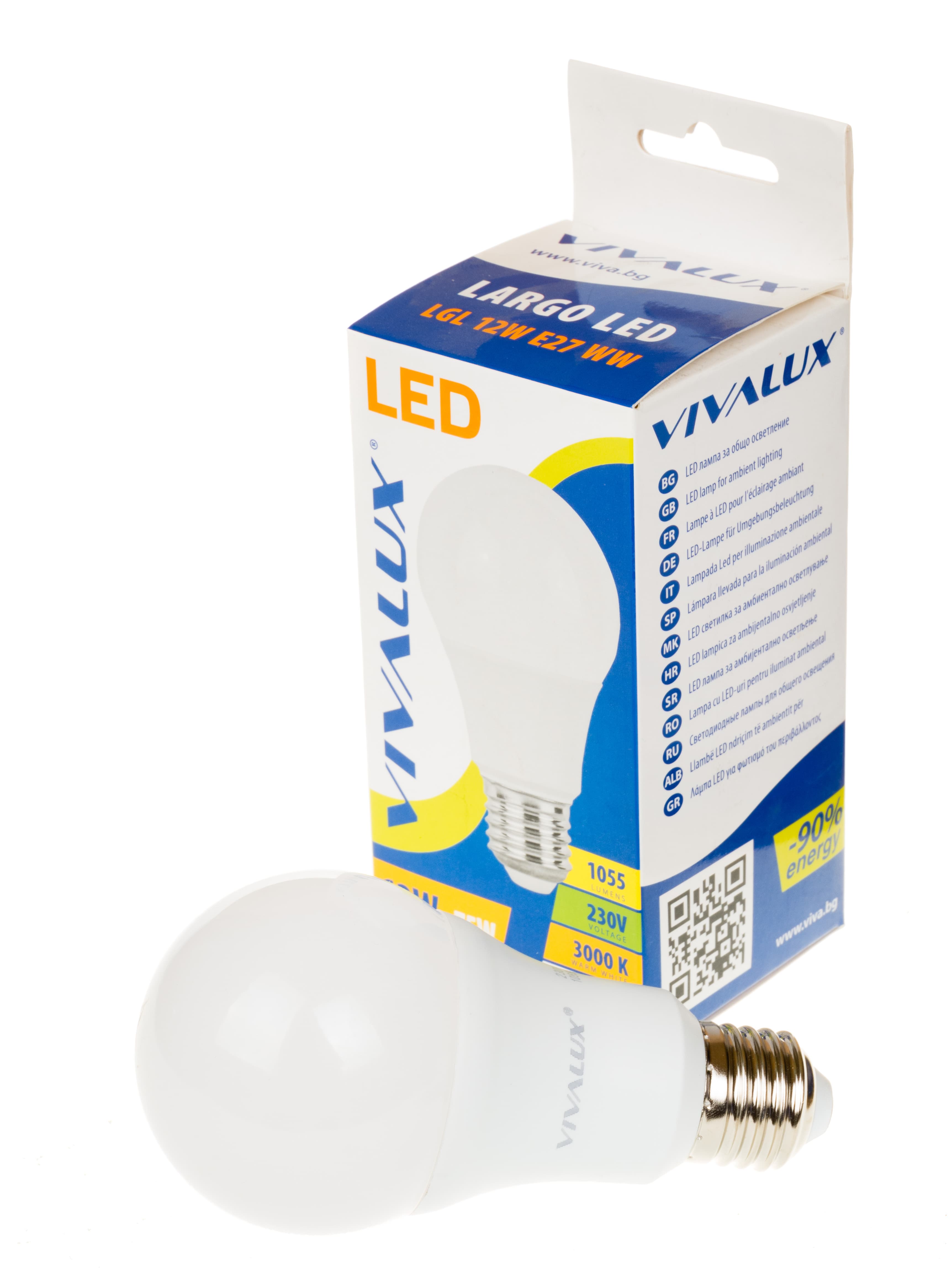 LED крушка Vivalux E27 12W 3000K