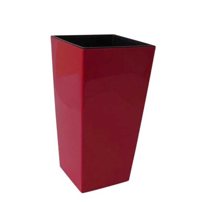 Кашпа Finezia 30x30см червена