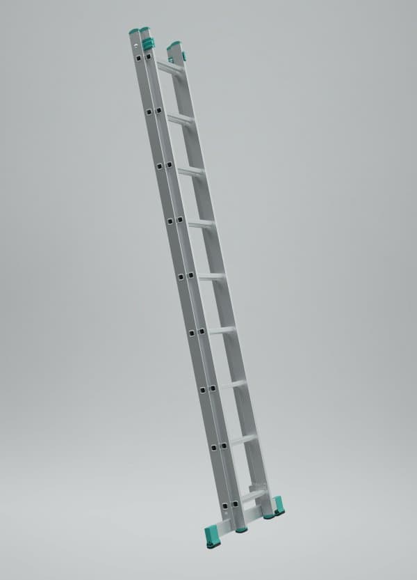 Алуминиева стълба 2x7 150кг 314см