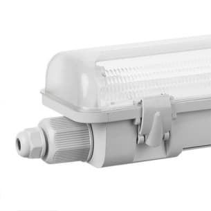 Водоустойчиво  LED осветително тяло за тръби 2xТ8 / G13 / 2x58W 