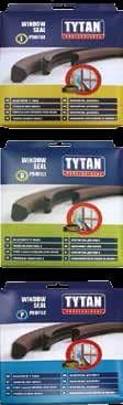 E-профил уплътнителна лента за прозорци и врати Tytan Professional / бял